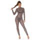 Salopeta de club leopard print mulata Patty Salopeta de club leopard print mulata Patty 5 - jojofashion.ro