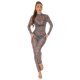 Salopeta de club leopard print mulata Patty Salopeta de club leopard print mulata Patty 2 - jojofashion.ro