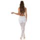 Tinuta din dantela alba, pantaloni si crop top, Amore Tinuta din dantela alba, pantaloni si crop top, Amore 7 - jojofashion.ro