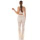 Tinuta din dantela bej, pantaloni si crop top, Amore Tinuta din dantela bej, pantaloni si crop top, Amore 5 - jojofashion.ro