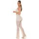 Tinuta din dantela bej, pantaloni si crop top, Amore Tinuta din dantela bej, pantaloni si crop top, Amore 7 - jojofashion.ro