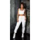 Compleu dama sport bumbac alb Rashida Compleu dama sport bumbac alb Rashida 2 - jojofashion.ro