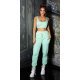 Compleu dama sport bumbac verde menta Rashida Compleu dama sport bumbac verde menta Rashida 2 - jojofashion.ro