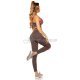 Set colanti si bustiera gri cu print corai Olympia 4 - jojofashion.ro