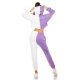 Trening dama alb mov cu bluza scurta LeeAnn Trening dama alb mov cu bluza scurta LeeAnn 3 - jojofashion.ro