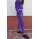 Trening dama crop top catifea mov Gyssa Trening dama crop top catifea mov Gyssa 3 - jojofashion.ro