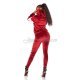 Trening dama casual, din catifea, burgundy, cu paiete Koucla Kerry 4 - jojofashion.ro
