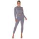 Compleu dama casual, vascoza tricotata, gri, mulat, Cybele Compleu dama casual, vascoza tricotata, gri, mulat, Cybele 2 - jojofashion.ro