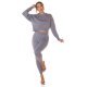Compleu dama casual, vascoza tricotata, gri, mulat, Cybele Compleu dama casual, vascoza tricotata, gri, mulat, Cybele 4 - jojofashion.ro