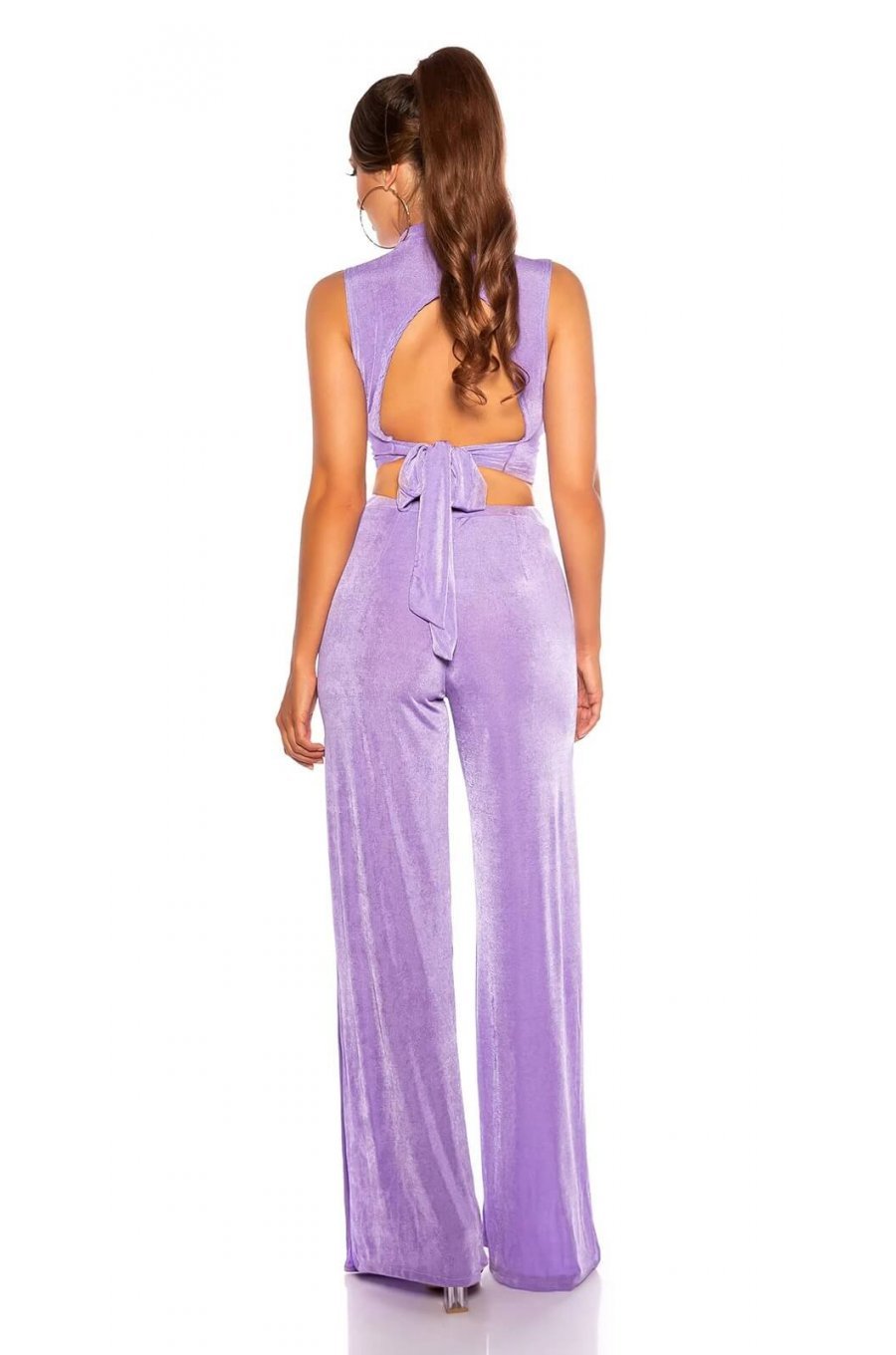 Compleu dama, lila lavanda, evazat Mayar Compleu dama, lila lavanda, evazat Mayar 5 - jojofashion.ro