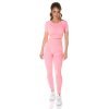 Compleu sport dama, elastic, corai neon, din doua piese Keiko