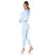 Compleu sport dama, bleu, din trei piese Suki Compleu sport dama, bleu, din trei piese Suki 3 - jojofashion.ro
