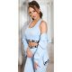 Compleu sport dama, bleu, din trei piese Suki Compleu sport dama, bleu, din trei piese Suki 6 - jojofashion.ro
