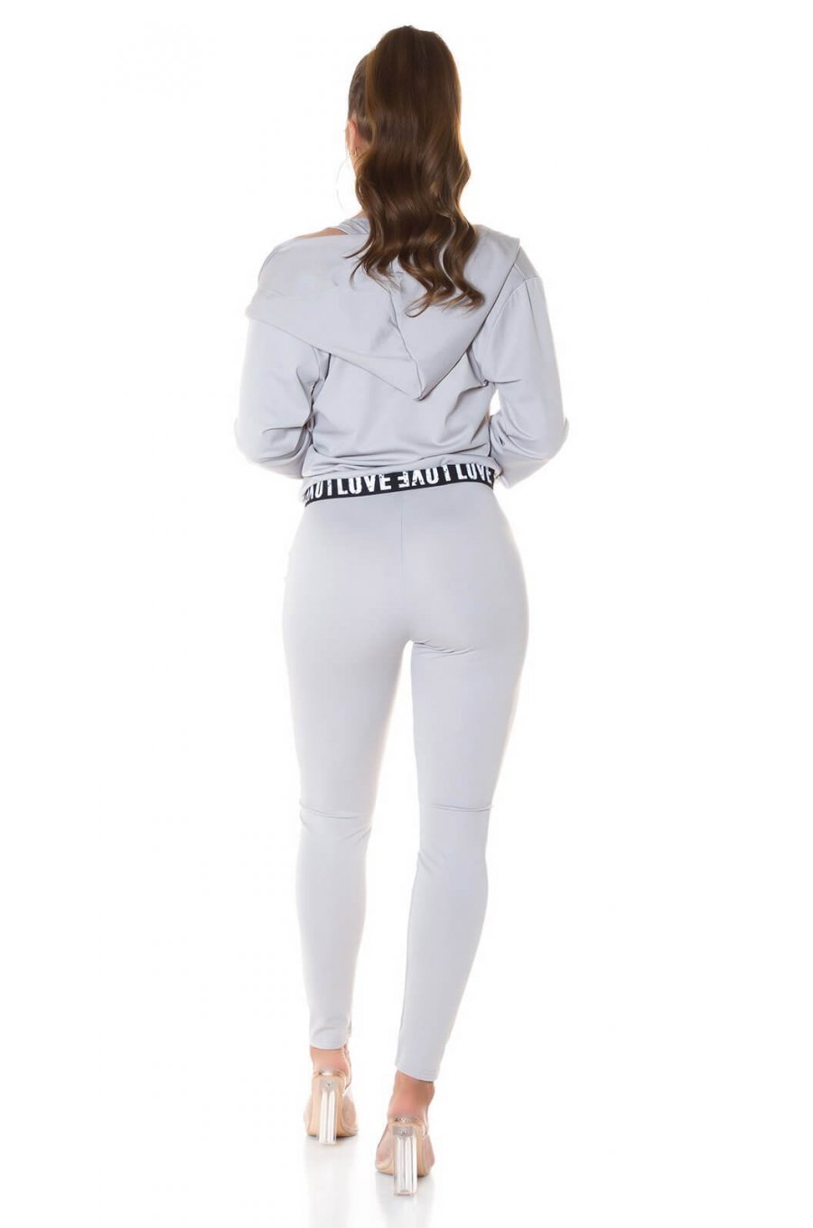 Compleu sport dama, gri, din trei piese Suki Compleu sport dama, gri, din trei piese Suki 3 - jojofashion.ro
