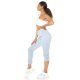 Pantaloni trening de dama bumbac, gri Malva Pantaloni trening de dama bumbac, gri Malva 5 - jojofashion.ro