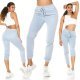 Pantaloni trening de dama bumbac, gri Malva Pantaloni trening de dama bumbac, gri Malva 6 - jojofashion.ro