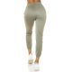 Pantaloni trening de dama bumbac, kaki Malva 3 - jojofashion.ro