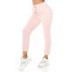Pantaloni trening de dama sport, bumbac, roz pal Malva Pantaloni trening de dama sport, bumbac, roz pal Malva 2 - jojofashion.ro