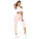 Pantaloni trening de dama sport, bumbac, roz pal Malva Pantaloni trening de dama sport, bumbac, roz pal Malva 5 - jojofashion.ro