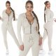 Trening dama bumbac, bej, mulat Maxine Trening dama bumbac, bej, mulat Maxine 5 - jojofashion.ro