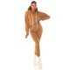 Trening dama casual, bumbac bronz, cu gluga, Abbey Trening dama casual, bumbac bronz, cu gluga, Abbey 5 - jojofashion.ro