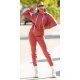 Trening dama casual, bumbac maro light, cu gluga, Abbey Trening dama casual, bumbac maro light, cu gluga, Abbey 2 - jojofashion.ro
