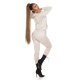 Trening dama casual, catifea, bej, cu gluga Skya Trening dama casual, catifea, bej, cu gluga Skya 3 - jojofashion.ro