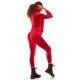 Trening dama casual, catifea, burgundy, mulat Kafyla 3 - jojofashion.ro