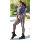 Trening dama casual, catifea, gri, cu gluga Anthos Trening dama casual, catifea, gri, cu gluga Anthos 2 - jojofashion.ro