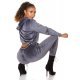 Trening dama casual catifea gri cu gluga Aleksis Trening dama casual catifea gri cu gluga Aleksis 6 - jojofashion.ro