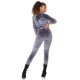 Trening dama casual catifea gri cu gluga Aleksis Trening dama casual catifea gri cu gluga Aleksis 3 - jojofashion.ro