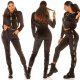 Trening dama casual, catifea, negru, mulat, cu gluga Modisch Trening dama casual, catifea, negru, mulat, cu gluga Modisch 6 - jojofashion.ro