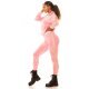 Trening dama casual, catifea, roz pal, cu gluga Anthos Trening dama casual, catifea, roz pal, cu gluga Anthos 5 - jojofashion.ro