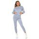 Trening dama, gri, cu gluga si maneci lungi Hayko Trening dama, gri, cu gluga si maneci lungi Hayko 2 - jojofashion.ro