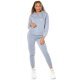 Trening dama, gri, cu gluga si maneci lungi Hayko Trening dama, gri, cu gluga si maneci lungi Hayko 5 - jojofashion.ro