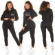 Trening dama casual, negru, cu gluga si maneci lungi Hayko Trening dama casual, negru, cu gluga si maneci lungi Hayko 5 - jojofashion.ro