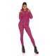Trening dama mulat, roz ciclam cu print negru Rayza Trening dama mulat, roz ciclam cu print negru Rayza 4 - jojofashion.ro
