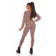 Trening dama, mulat, roz pal cu print negru Rayza Trening dama, mulat, roz pal cu print negru Rayza 4 - jojofashion.ro