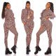Trening dama, mulat, roz pal cu print negru Rayza Trening dama, mulat, roz pal cu print negru Rayza 5 - jojofashion.ro