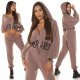 Trening dama casual, oversize vascoza cappuccino Roupa Trening dama casual, oversize vascoza cappuccino Roupa 6 - jojofashion.ro