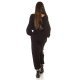 Trening dama casual, oversize vascoza neagra Roupa Trening dama casual, oversize vascoza neagra Roupa 3 - jojofashion.ro