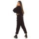 Trening dama casual, oversize vascoza neagra Roupa Trening dama casual, oversize vascoza neagra Roupa 4 - jojofashion.ro