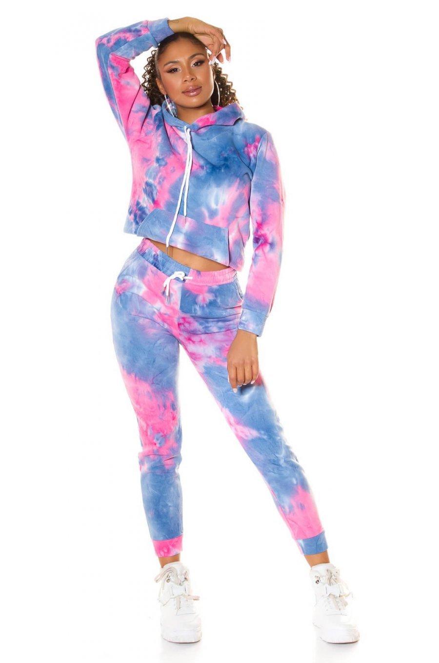 Trening dama roz tie dye Asli Trening dama roz tie dye Asli 1 - jojofashion.ro