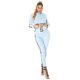 Trening de dama casual, bleu, leopard print Lopez Trening de dama casual, bleu, leopard print Lopez 2 - jojofashion.ro