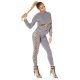 Trening de dama casual, gri, leopard print Lopez Trening de dama casual, gri, leopard print Lopez 3 - jojofashion.ro