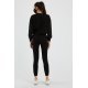 Set Trening dama bumbac, negru, si masca protectie Eliza 5 - jojofashion.ro