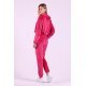 Trening dama casual, catifea, roz fucsia Elisa 3 - jojofashion.ro