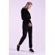 Trening dama casual, din catifea, negru, Elisa Trening dama casual, din catifea, negru, Elisa 2 - jojofashion.ro
