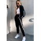 Trening dama sport negru cu dungi albe Caroline Trening dama sport negru cu dungi albe Caroline 3 - jojofashion.ro