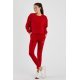 Trening sport dama bumbac rosu si masca protectie Eliza 5 - jojofashion.ro